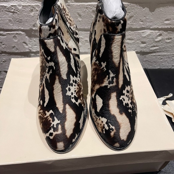 NEW Loeffler Randall Calf Hair Ankle Boots 8 - Picture 8 of 16